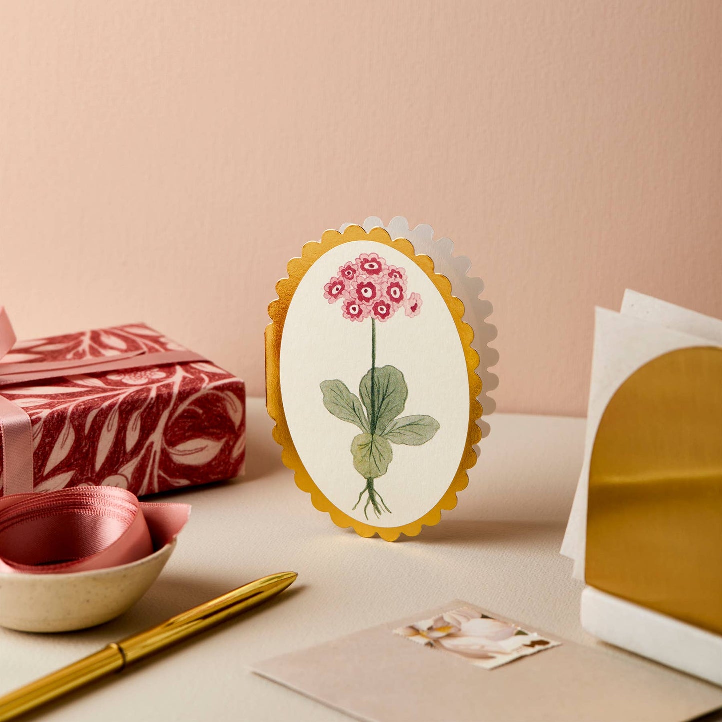 Auricula Mini Card · Wanderlust Paper Co