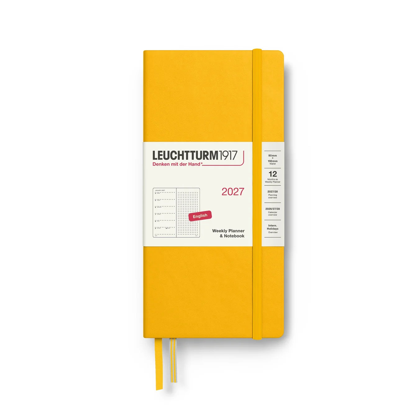 2027 Wallet Sized Weekly Planner & Notebook · Leuchtturm1917