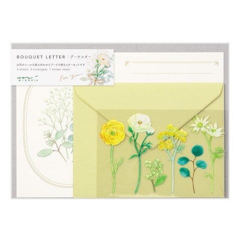 Green Bouquet - Midori Letter Set