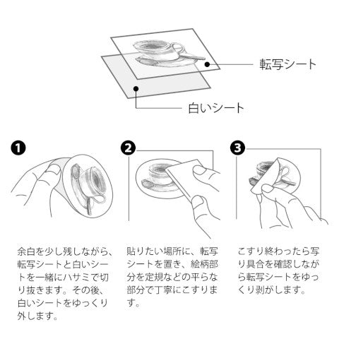 Midori Transfer Sticker Sheet - Tools for Living