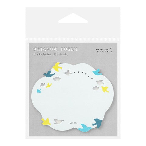 Midori Die-Cut Sticky Notes - Birds