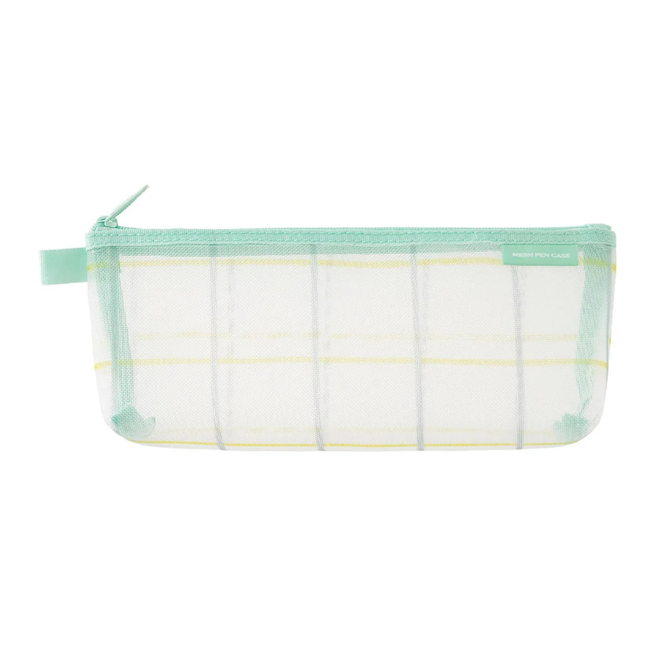 Green Pen Mesh Case with Gusset · Midori