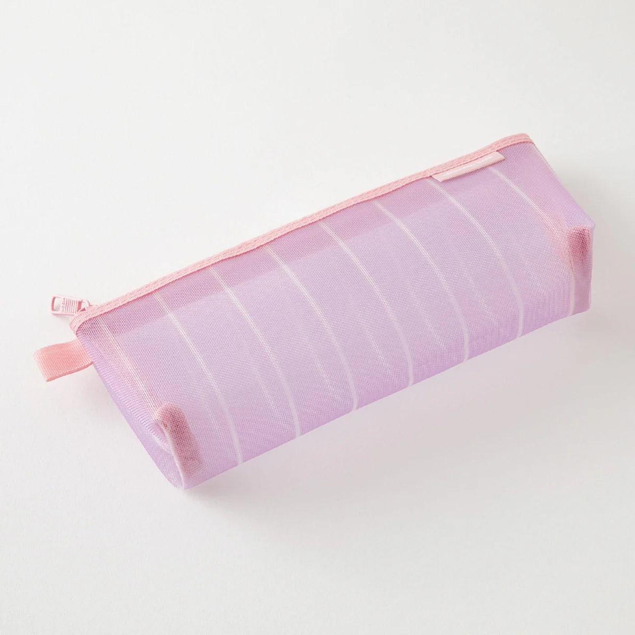 Purple Pen Mesh Case with Gusset · Midori