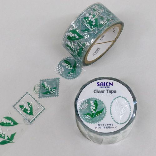 Lily of the Valley Stamp Clear Tape · SAIEN