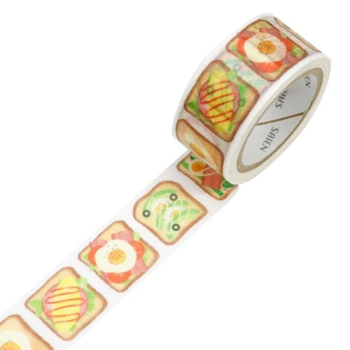 Egg Toast Washi Tape · SAIEN