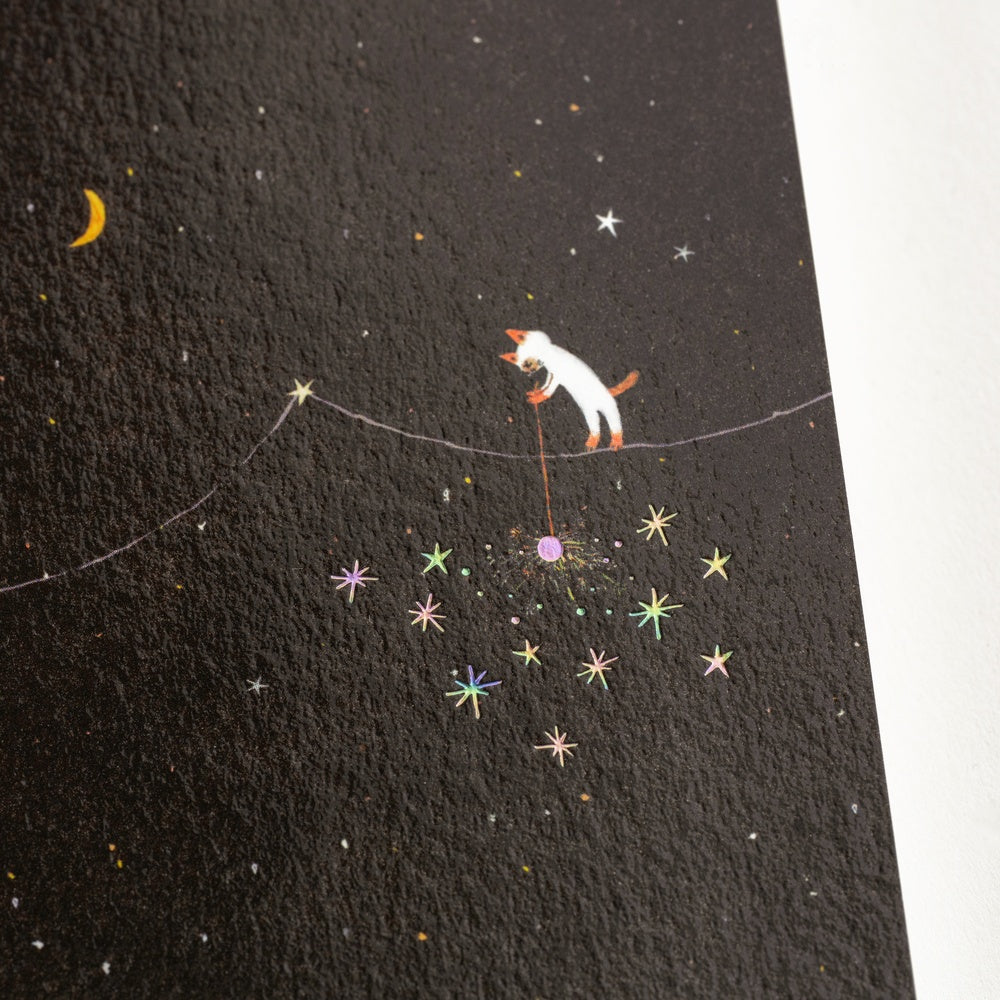 Hiroko Kubota: Another Night of Falling Star Sparklers Graph Notebook · Hobonichi