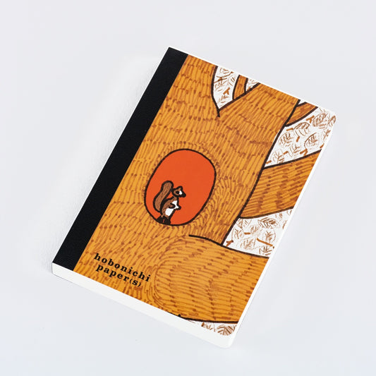 100%ORANGE: Squirrel Appears Hobonichi Papers