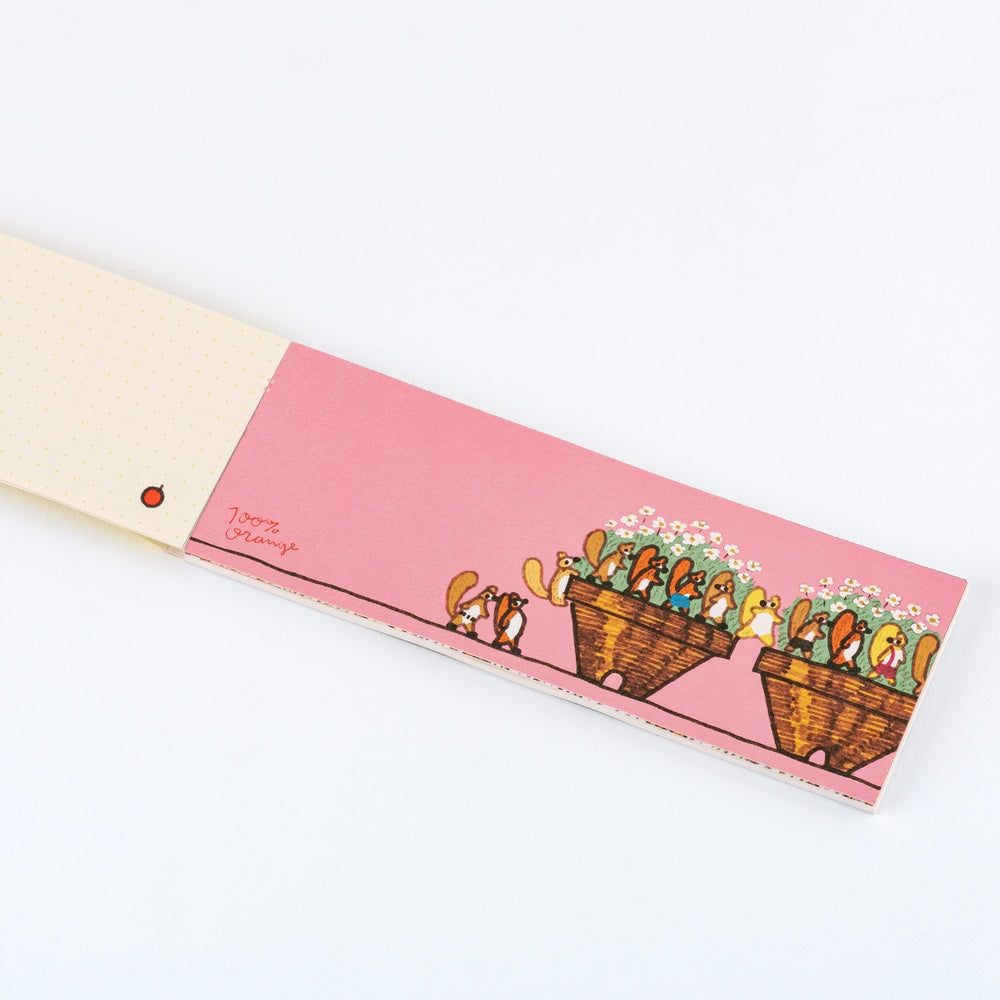 100%ORANGE: Squirrel’s Moving Day Hobonichi Letter Set