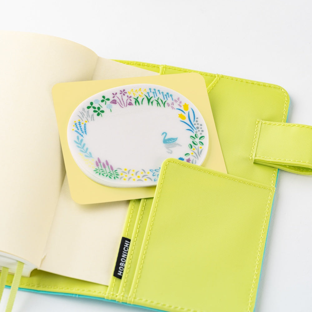 Yuri Sanae: See-Through Sticky Notes (Forest Lake) · Hobonichi