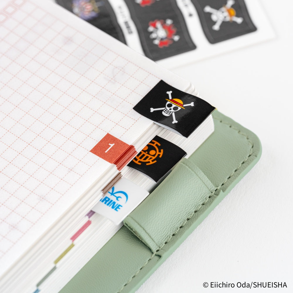 ONE PIECE magazine: Pirate Flag Index Stickers · Hobonich
