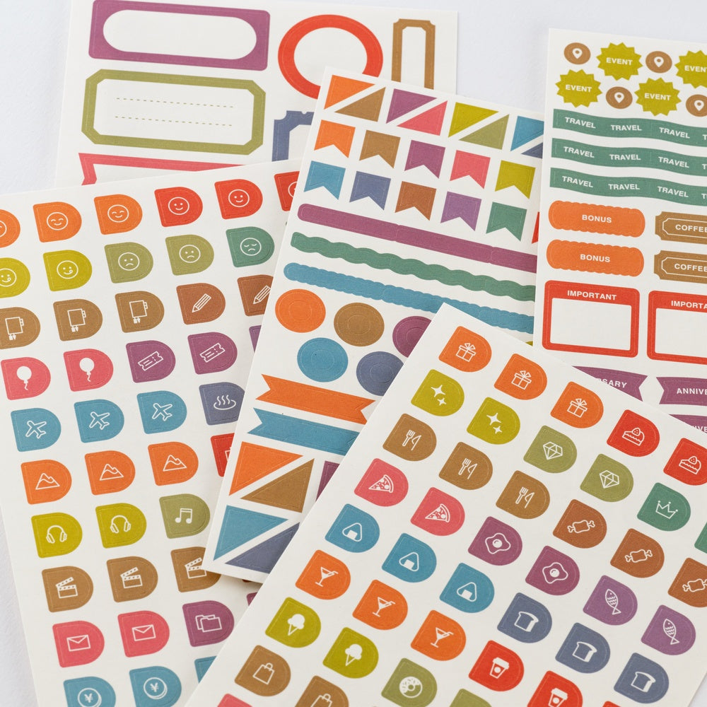 Hobonichi TSUKI no IRO: Schedule Sticker Set