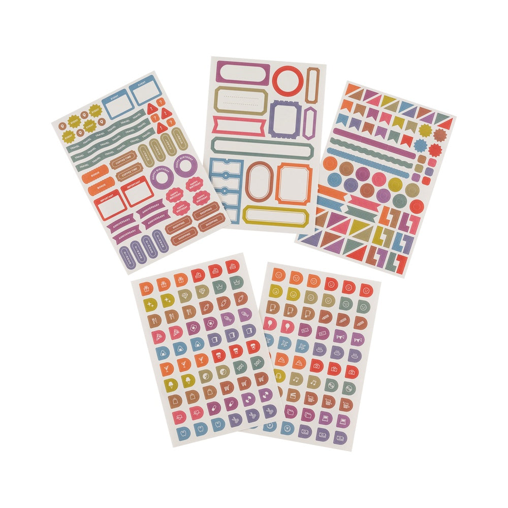 Hobonichi TSUKI no IRO: Schedule Sticker Set