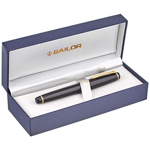 Sailor Pro Gear Slim | Black with Gold Trim《Medium Fine》
