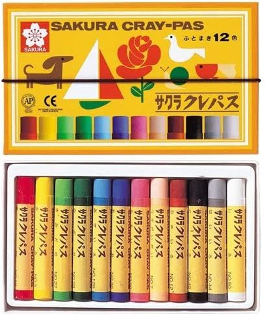 Sakura Coupy Oil Pastels - Set of 12