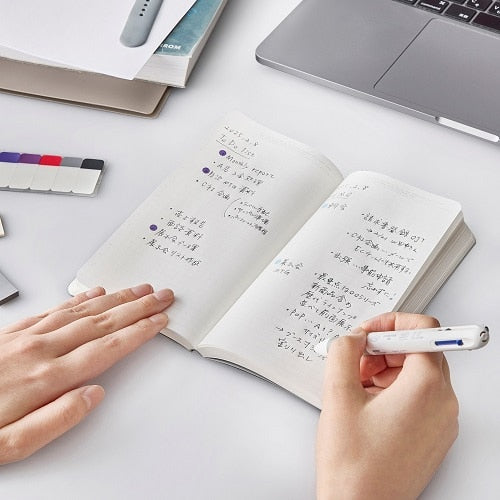 Stalogy 365 Days Grid Notebook B6 Slim Black