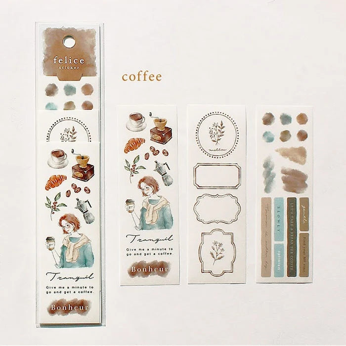 Coffee / Felice Sticker Sheet · Mind Wave
