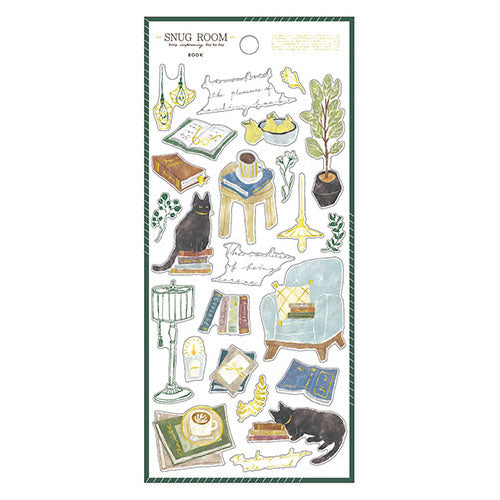 Book / Snug Room Series Sticker Sheet · Mind Wave