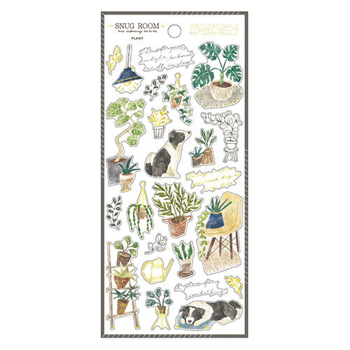 Plant / Snug Room Series Sticker Sheet · Mind Wave