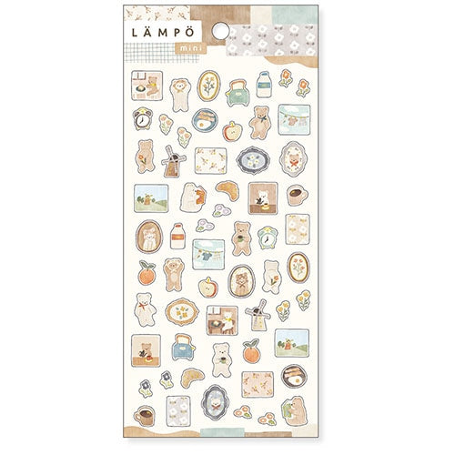 Bear and Morning Mini Lampo Series Sticker Sheet · Mind Wave