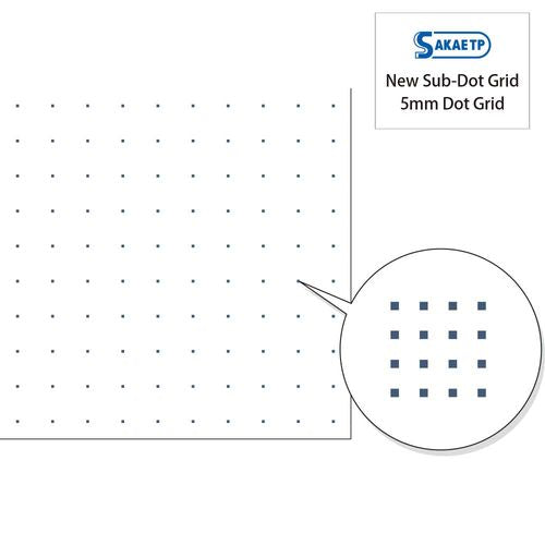 Sakae Iroful A5 Notebook - Dot Grid / White