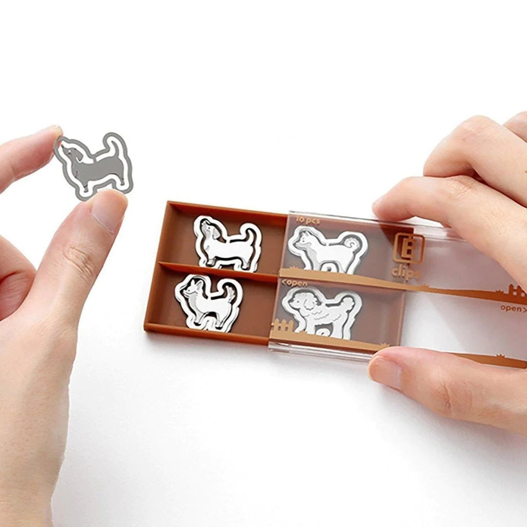 Midori Dog Etching Paper Clips