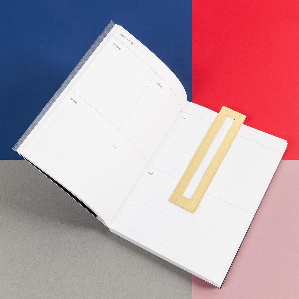 Poketo Brass Bookmark - Ruler