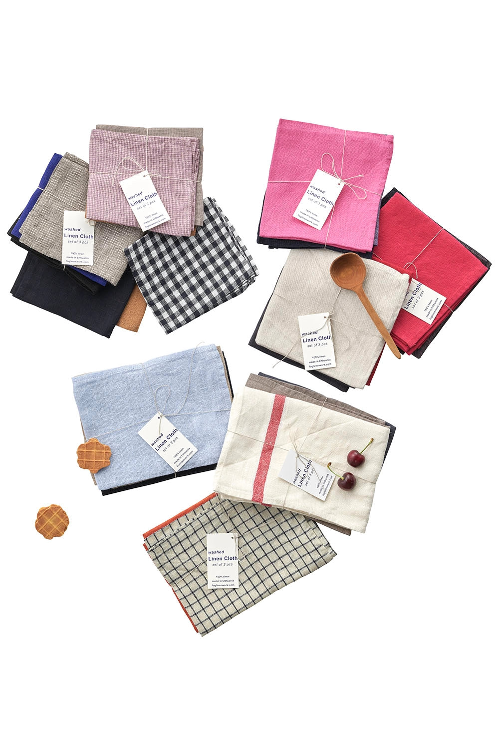 Pre-Washed Linen Cloths Set · Fog Linen Work