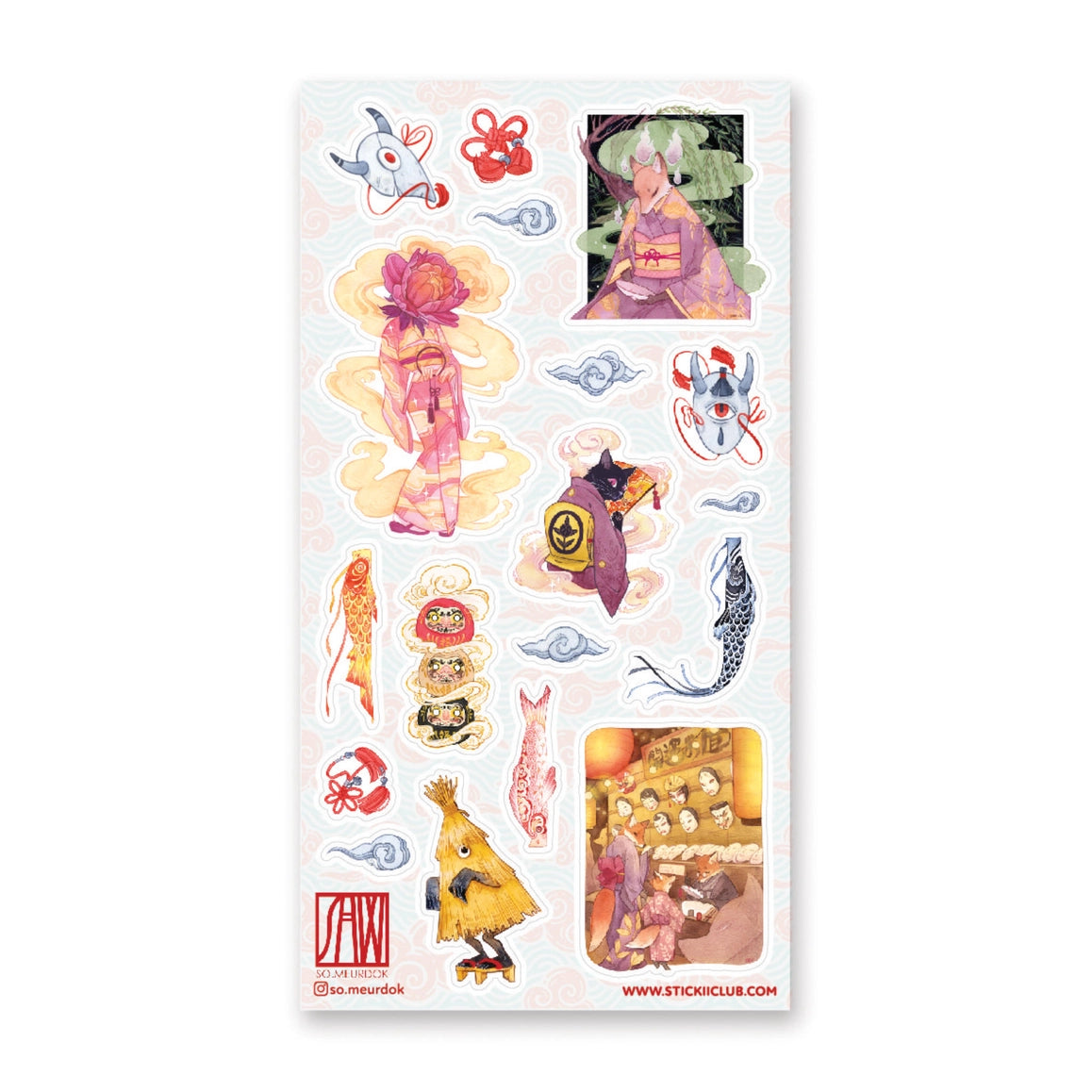 Night of the Yokai Sticker Sheet