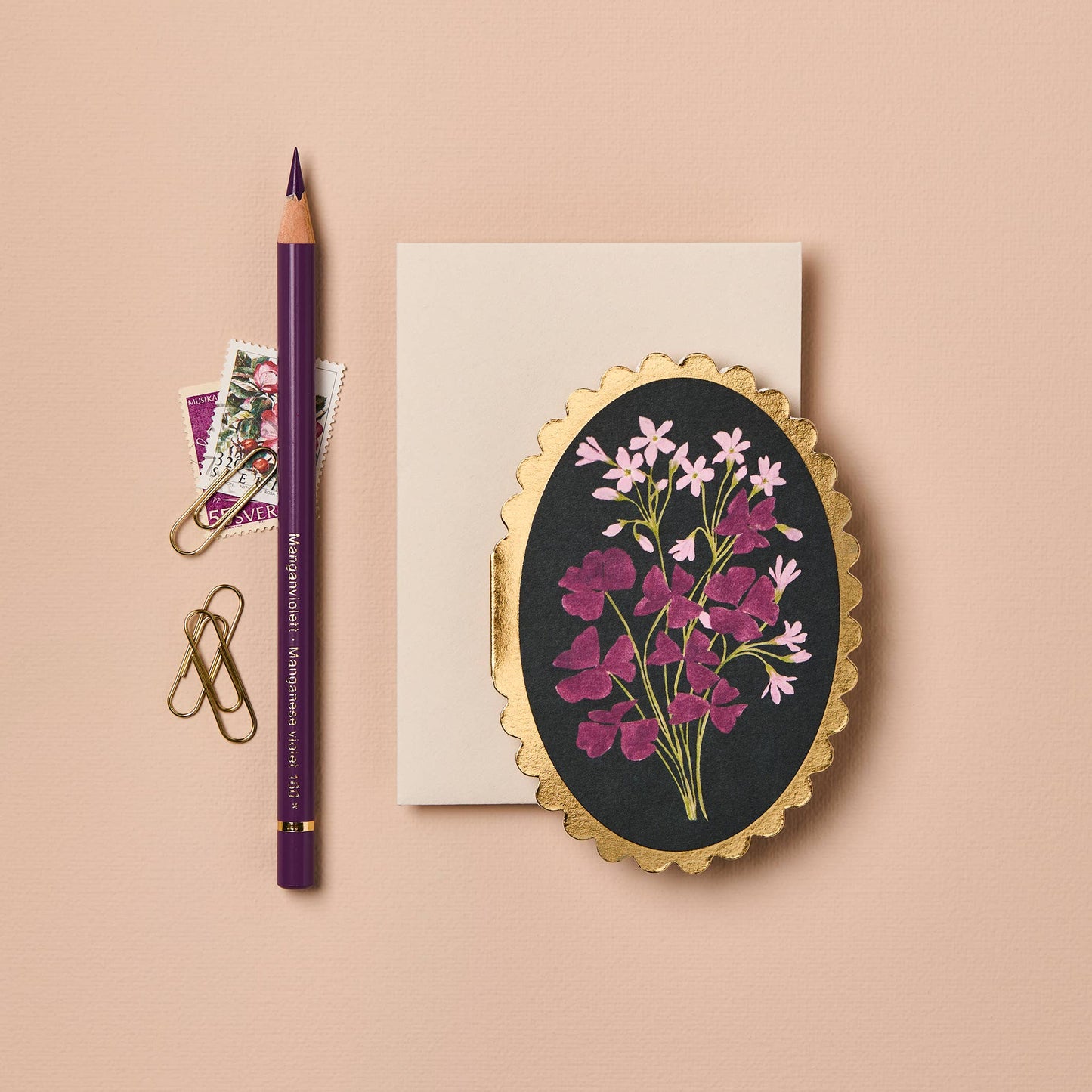 Oxalis Mini Card · Wanderlust Paper Co