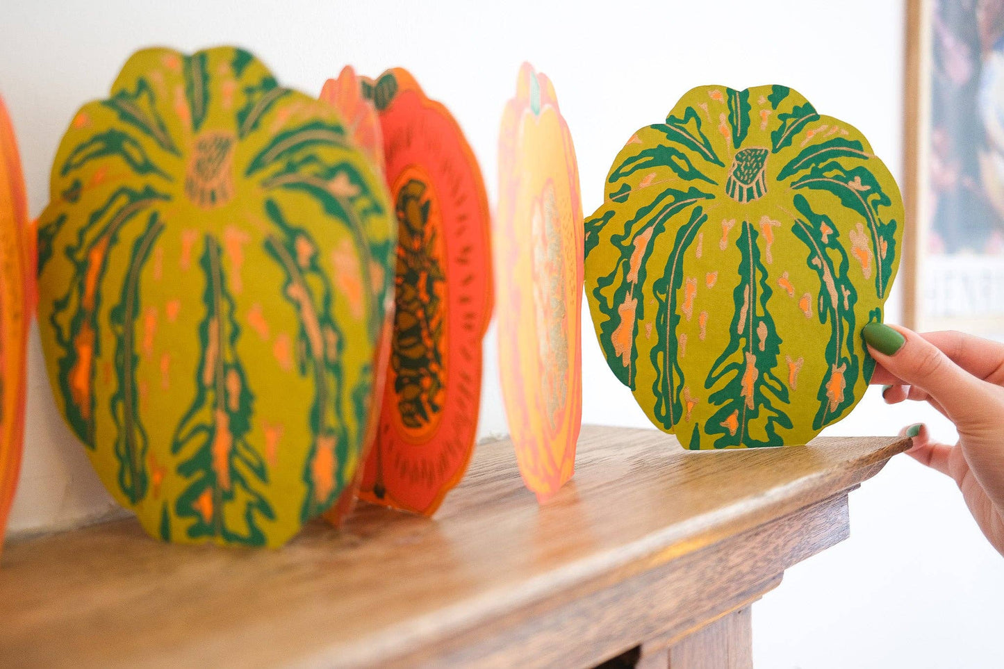 Pumpkins Concertina Garland · East End Press