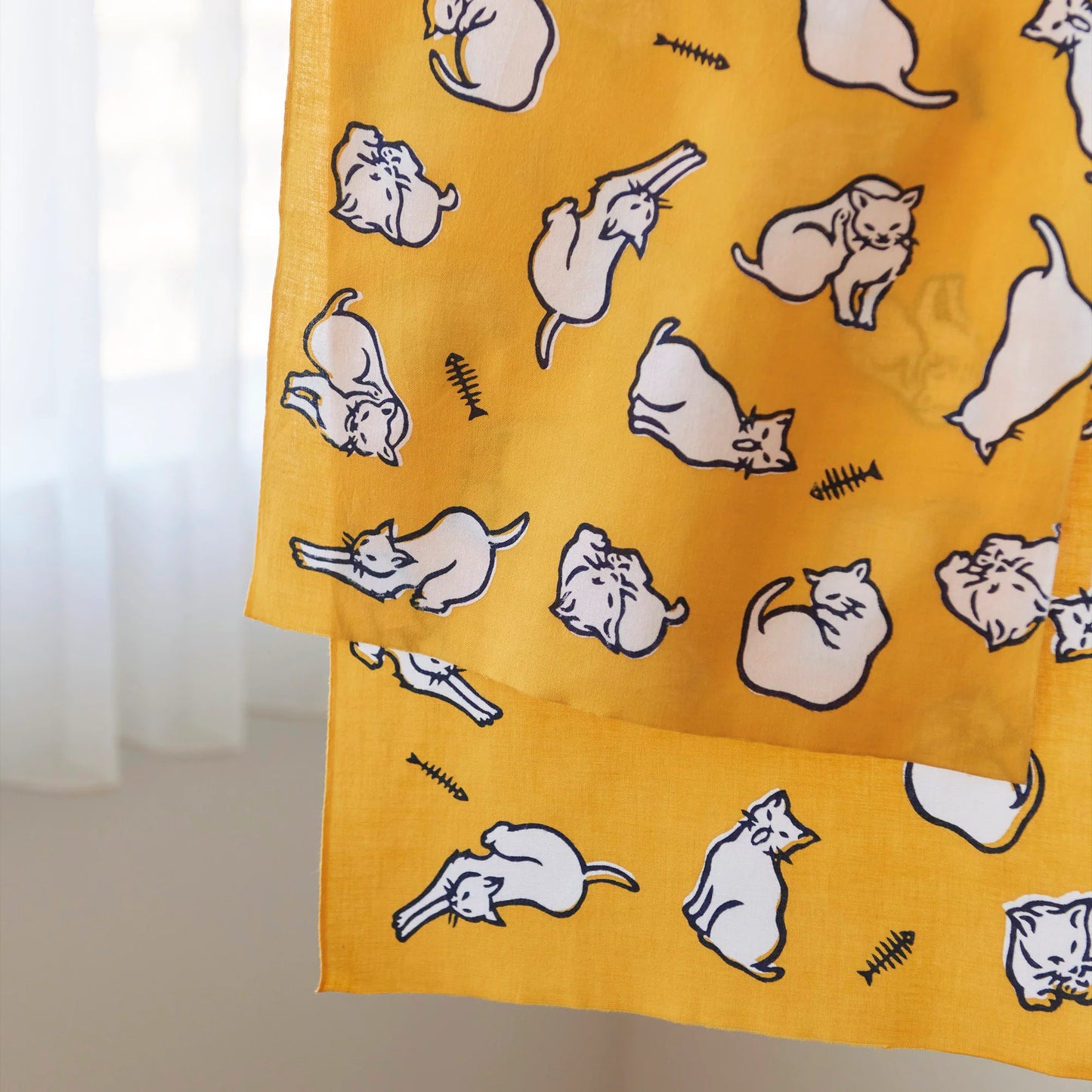 Neko Zanmai - Tenugui towel / Kamawanu