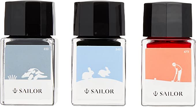 Sailor Fountain Pen Ink - Set of 3