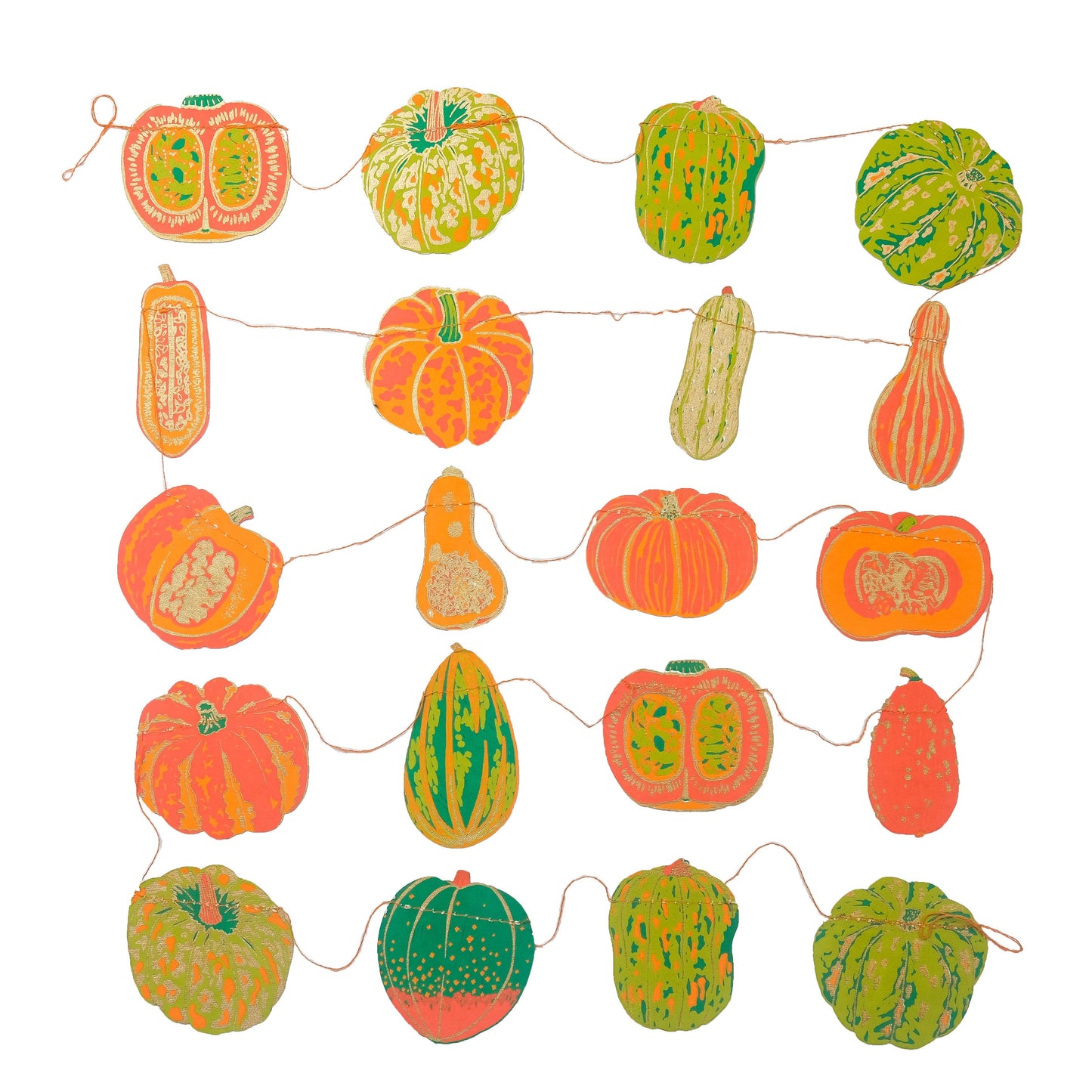 Squashes Sewn Garland · East End Press