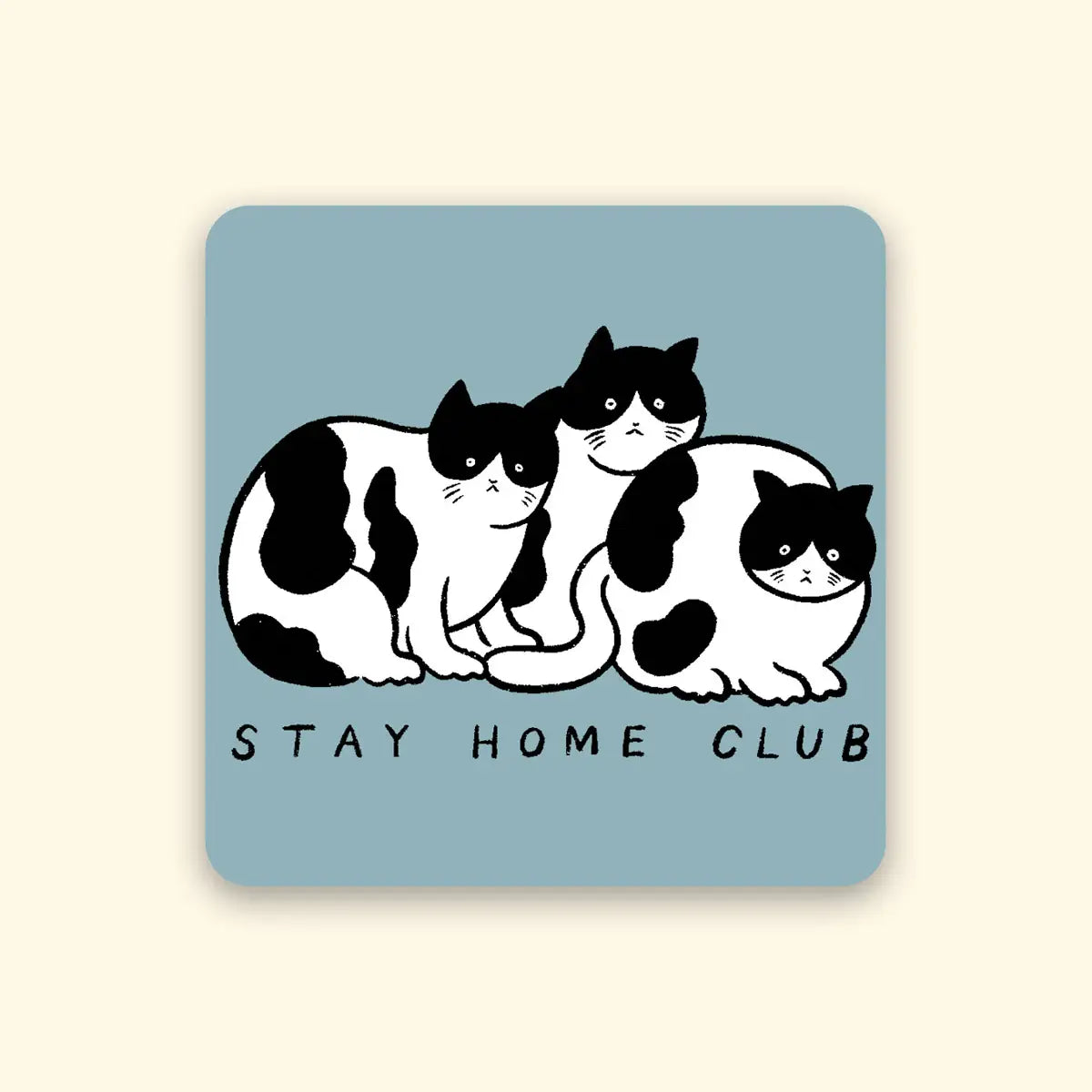 Tuxedo Cats Vinyl Sticker · Stay Home Club