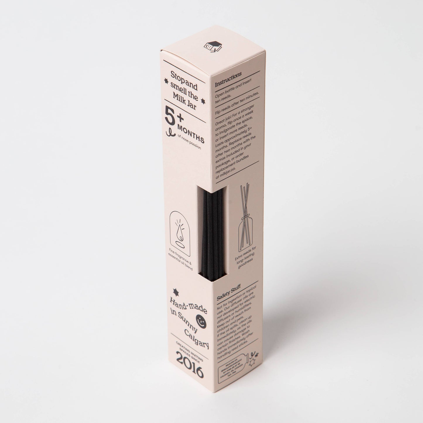 Silver Linings (Palo Santo & Oud) 4 oz Reed Diffuser · Milk Jar Candle Co.