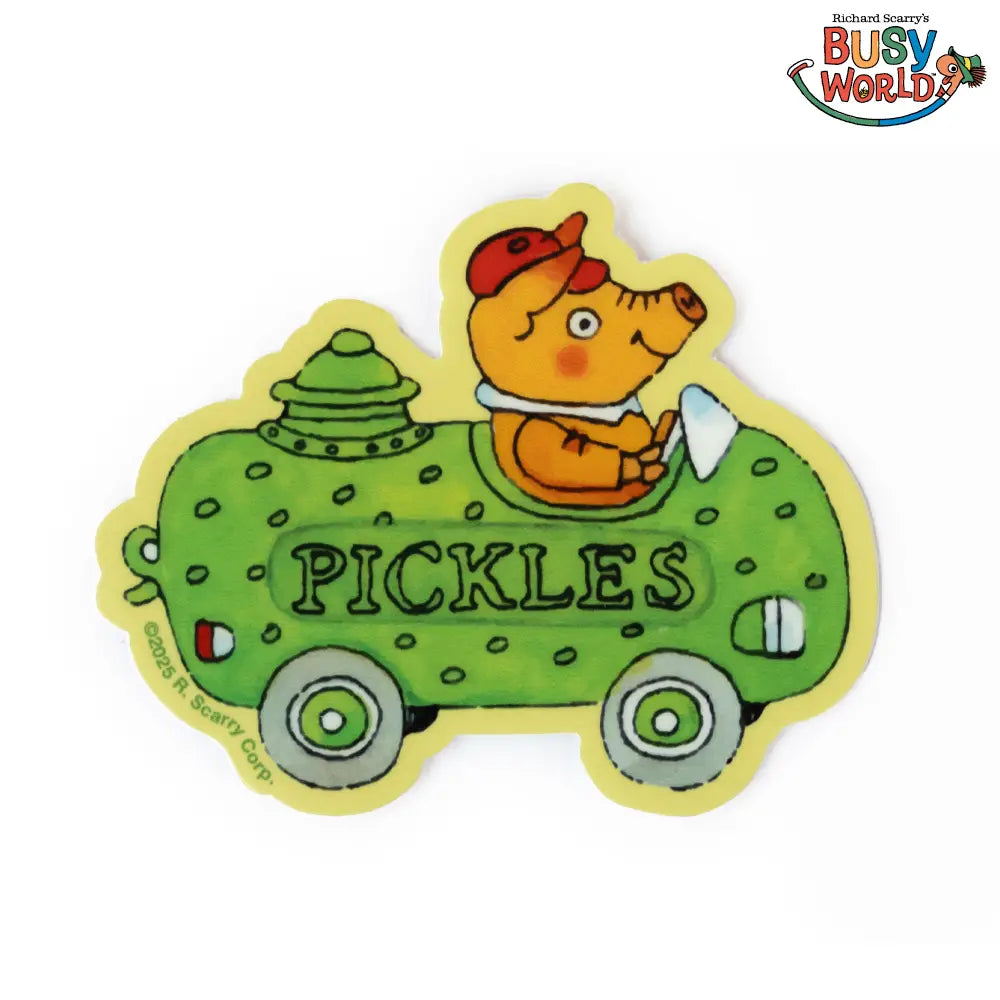 Pickle Car Sticker · 3P4 X Richard Scarry®