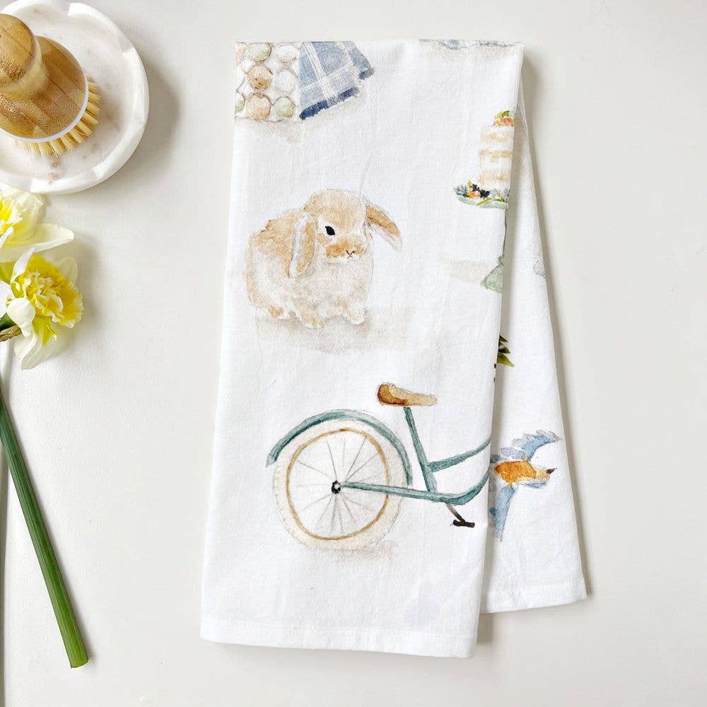 Springtime Tea Towel · emily lex studio