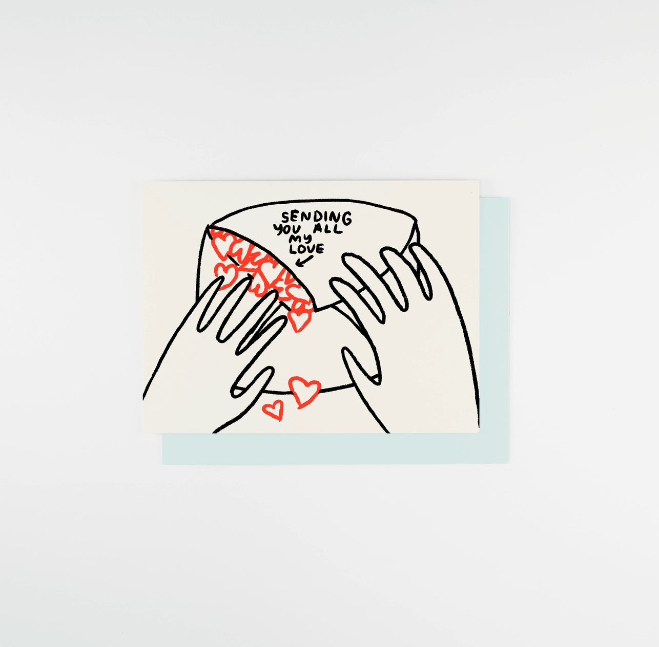 Sending You All My Love Greeting Card · People I've Loved