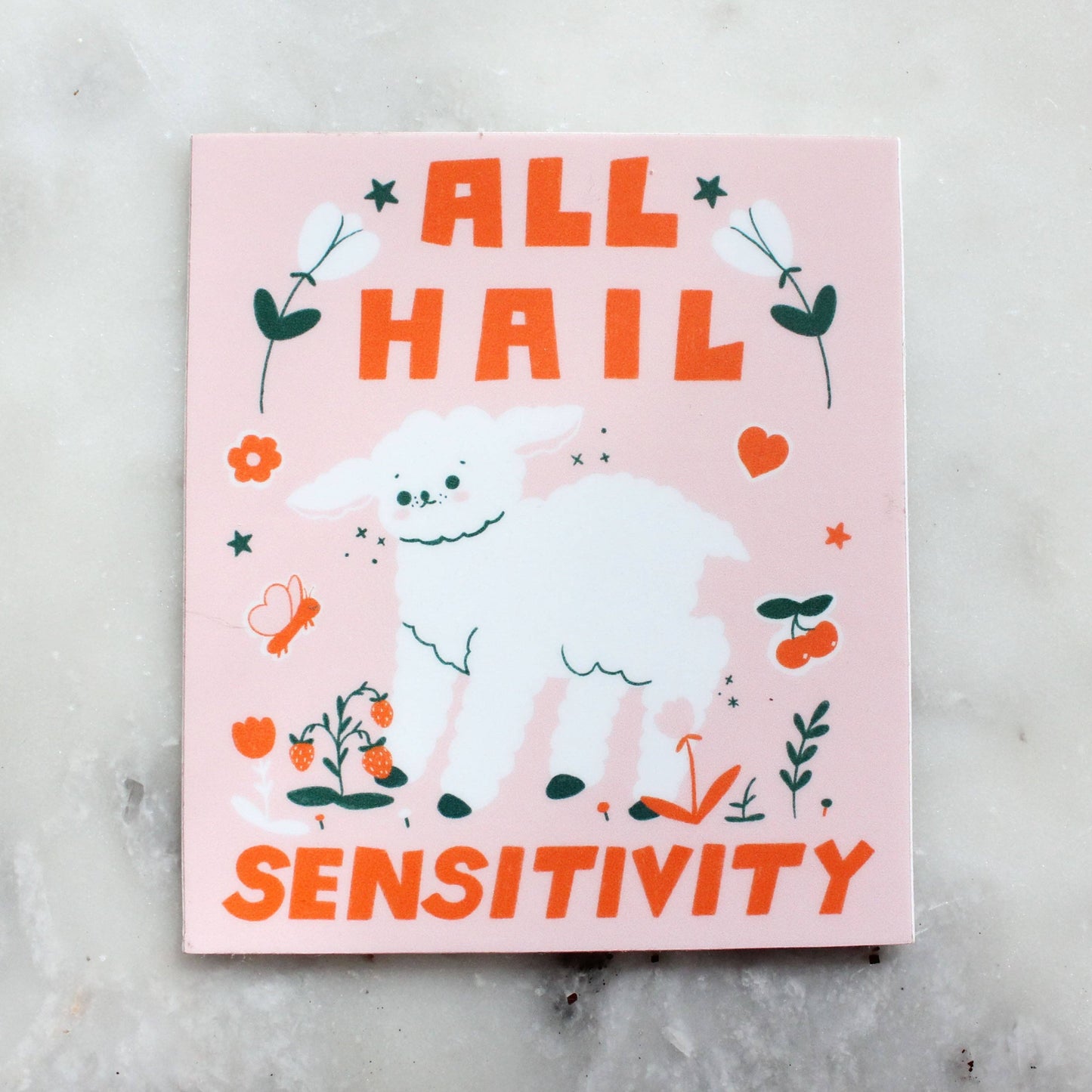 All Hail Sensitivity Sticker · Tender Ghost