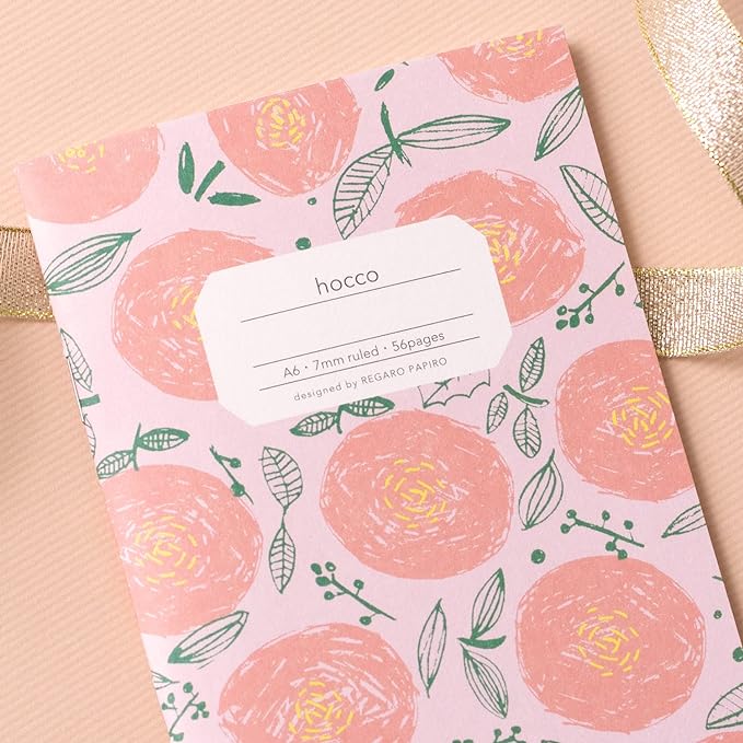 hocco Round Flower Lined Notebooks · Regaro Papiro