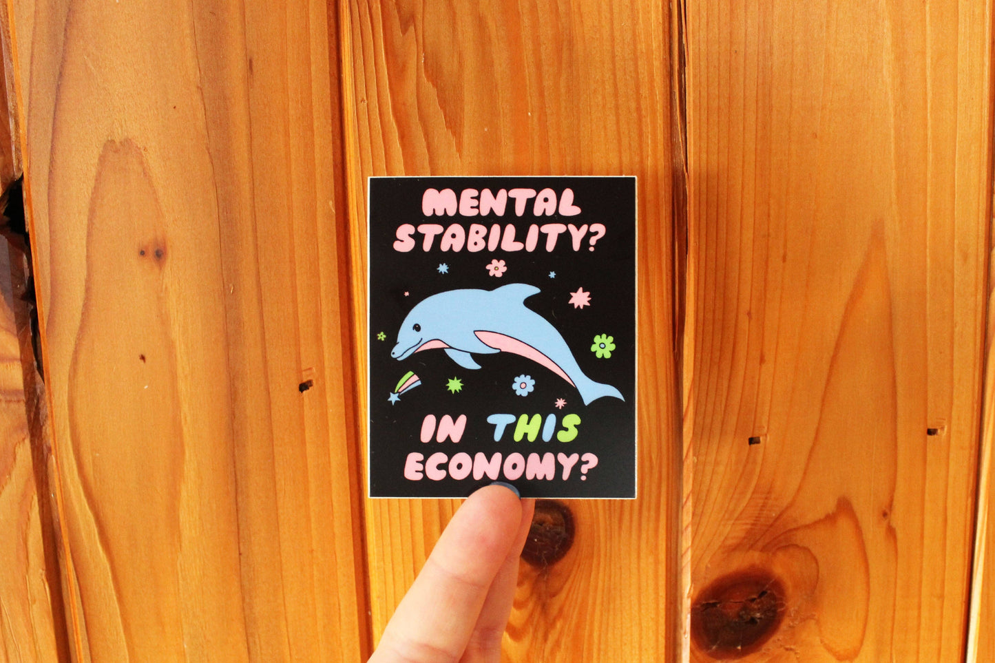 Mental Stability Sticker · Tender Ghost