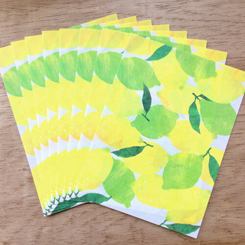 Fresh Lemon Paper Marche Letter Set · Furukawashiko