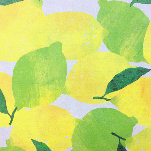 Fresh Lemon Paper Marche Letter Set · Furukawashiko