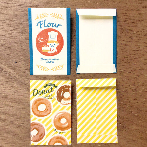 Flour & Donuts Paper Marche Mini Letter Set · Furukawashiko