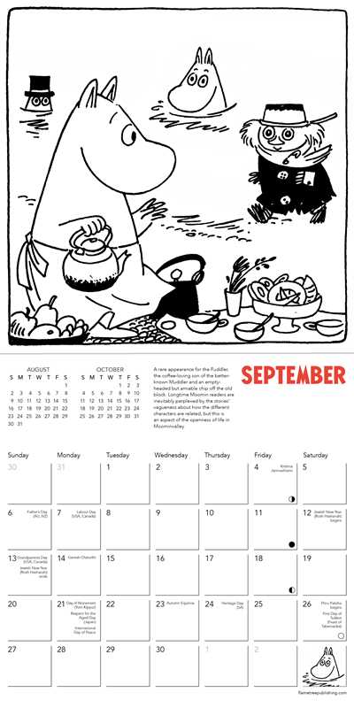 Moomin 2026 Mini Wall Calendar