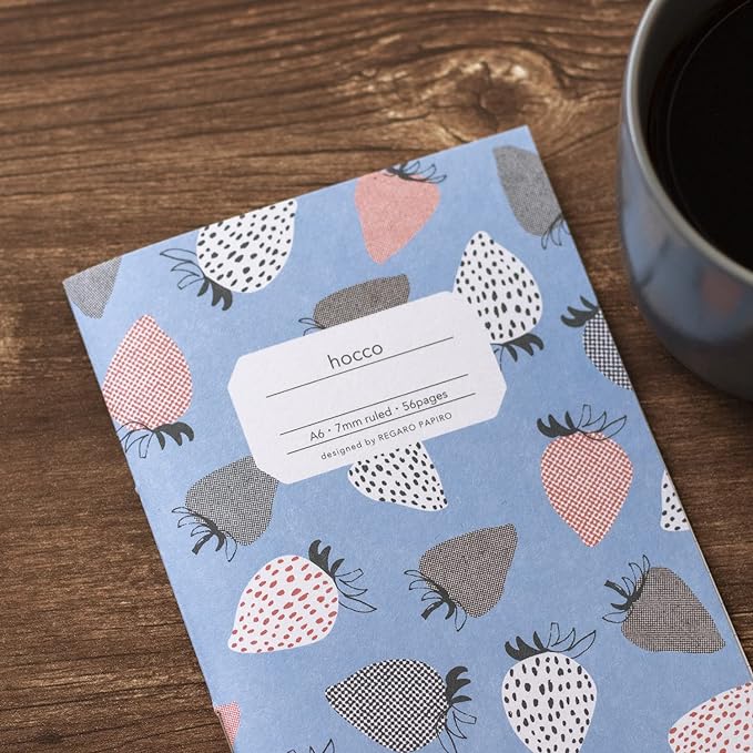 hocco Strawberry Lined Notebooks · Regaro Papiro