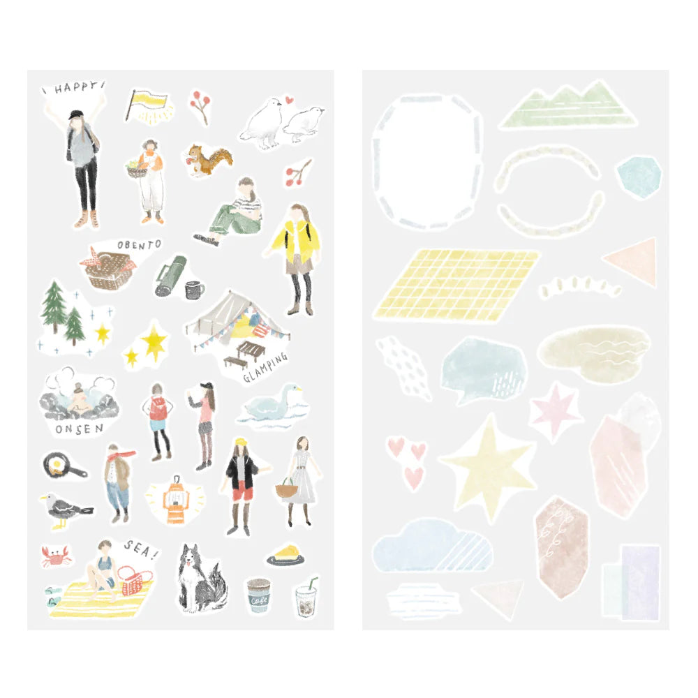 Going Out - Midori Planner Sticker Sheets