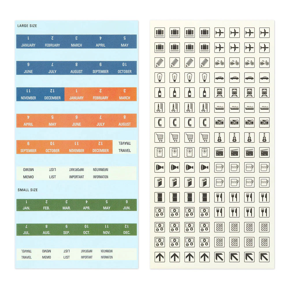 2026 TRAVELER'S Diary Sticker Set