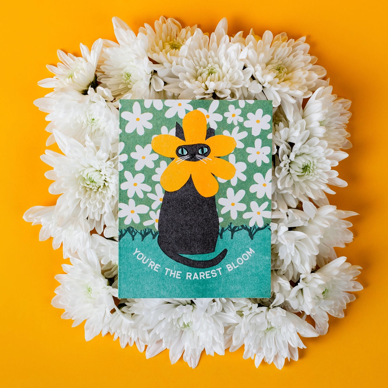 Rarest Bloom Risograph Card · Bromstad Printing Co.