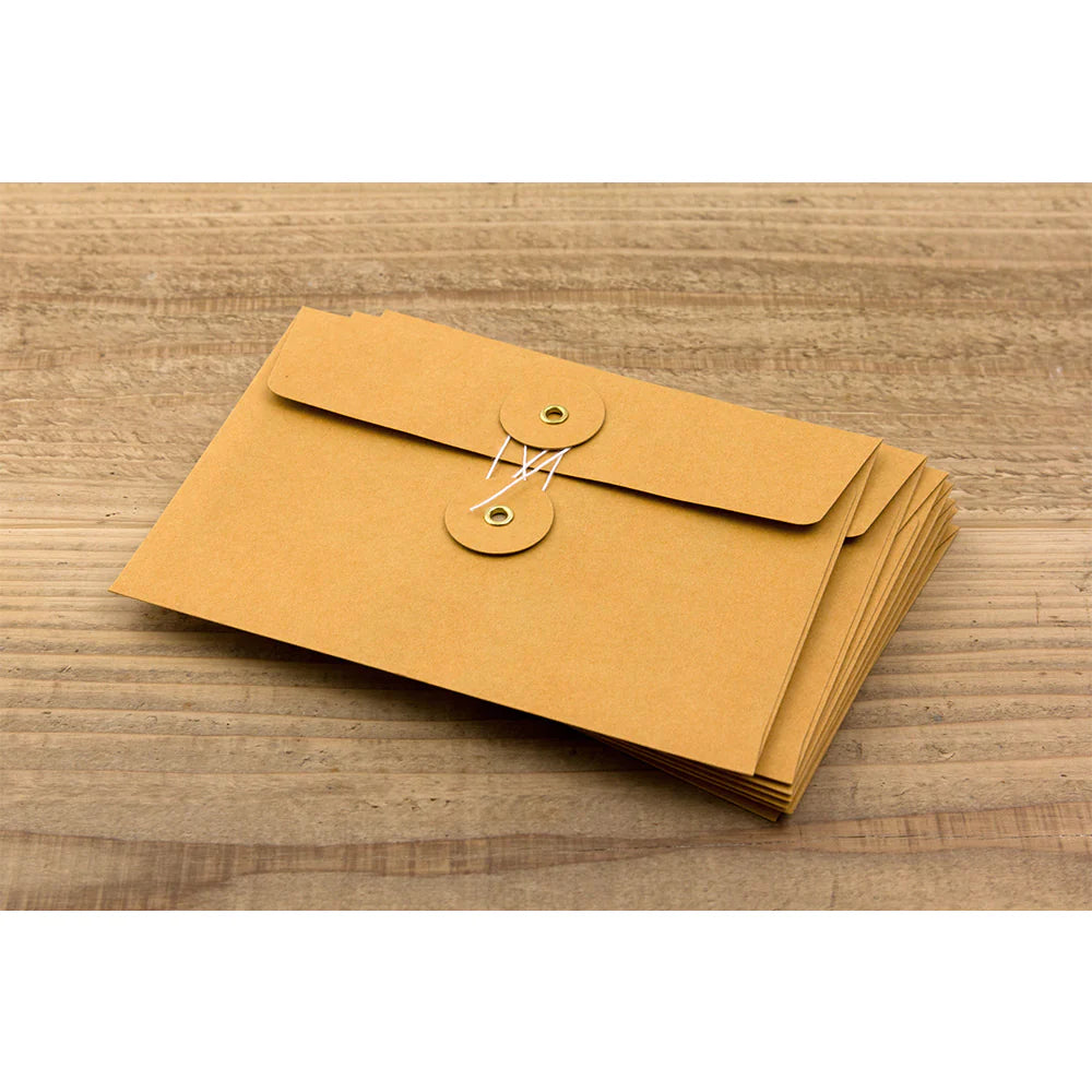 TRC Medium Orange Kraft Envelopes - Set of 8